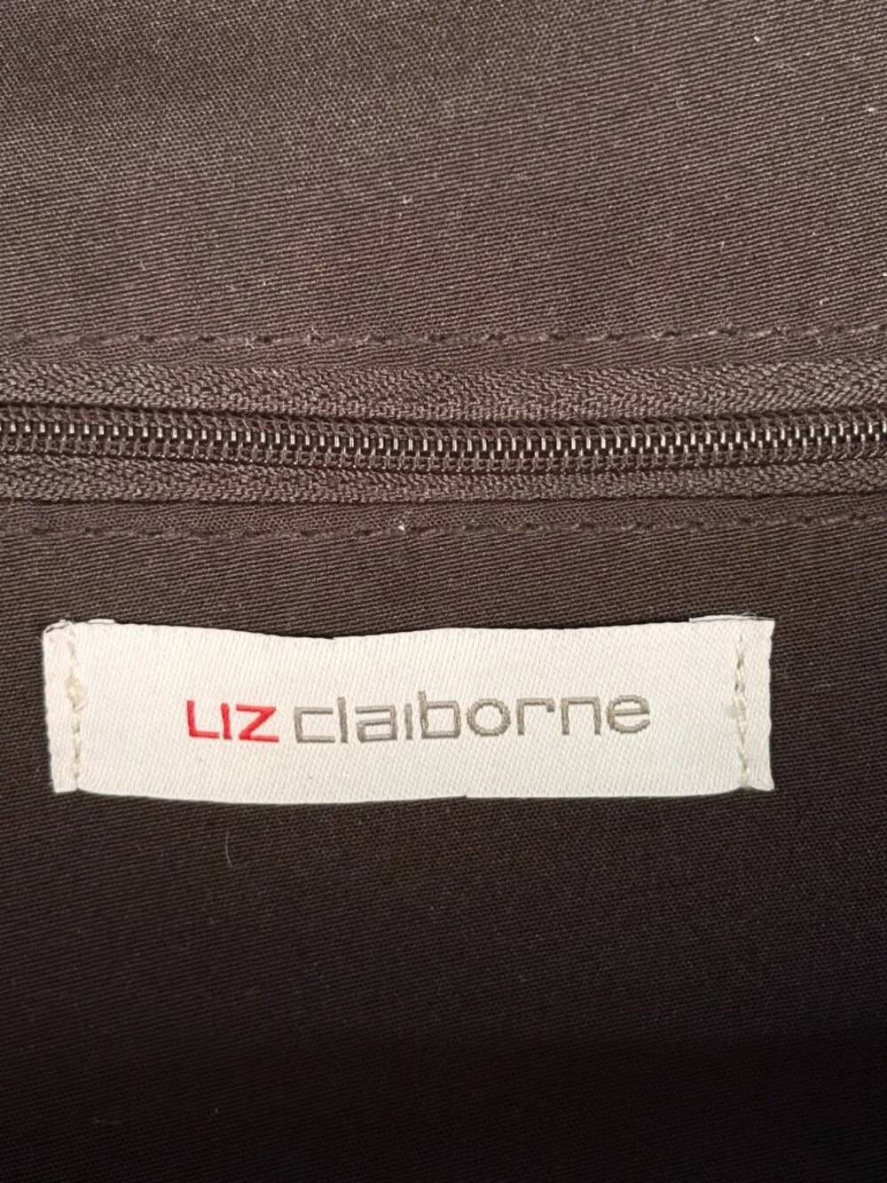 Liz Claiborne Black Quilted Mini Backpack Gold Hardware